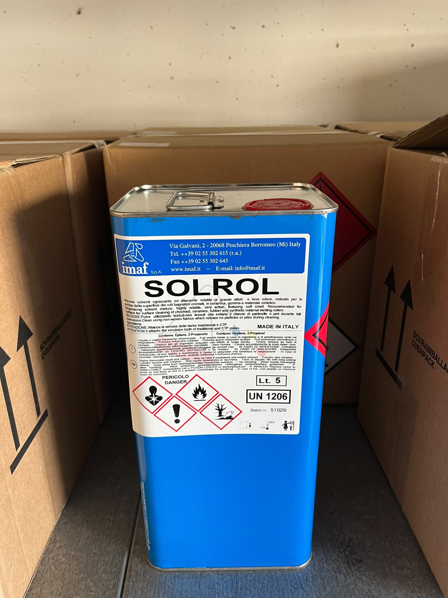 SOL ROL (box 6 x 1l - box 4 x 5l - 200 litri)